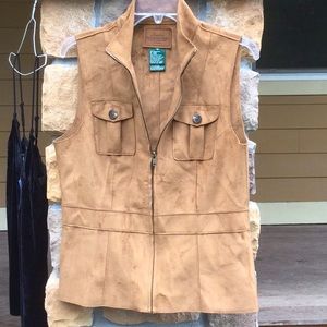 Ralph Lauren Tan Suede Vest